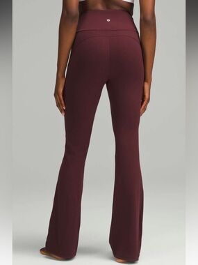 Lululemon Groove Pant Super High Rise, Burgundy, Size 12